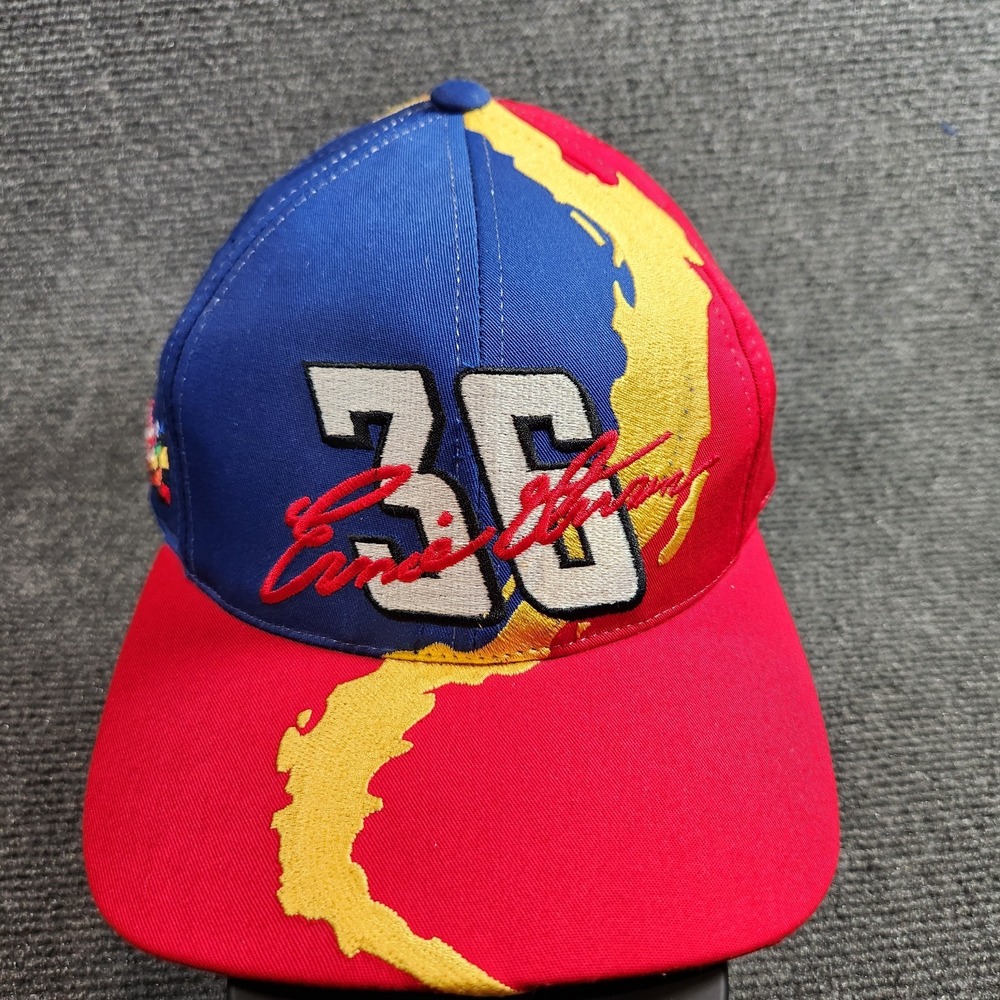 Vintage Nascar Hat Snapback Splash Ernie Irvan Skittles‎ Cap 90s Racing